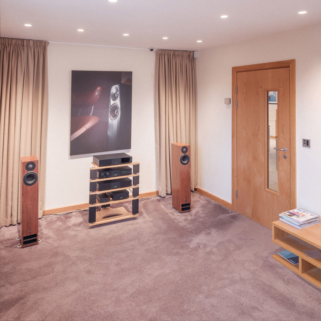 Hi-fi demonstration room